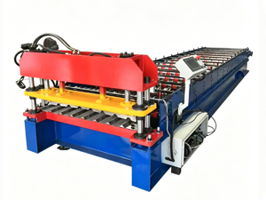 Roof sheet roll forming machine